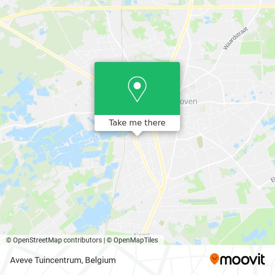 Aveve Tuincentrum map