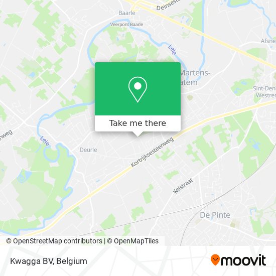 Kwagga BV map