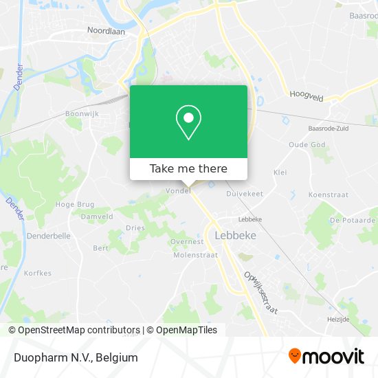 Duopharm N.V. map