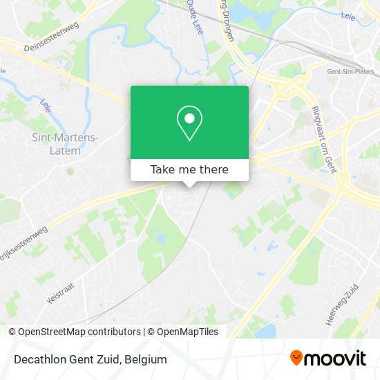 Decathlon Gent Zuid plan