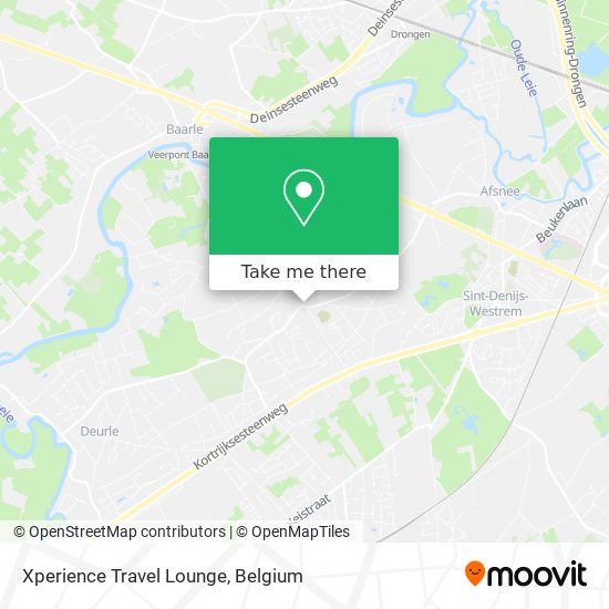 Xperience Travel Lounge map