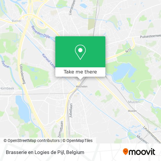 Brasserie en Logies de Pijl plan