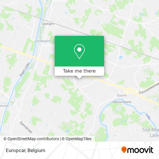 Europcar map