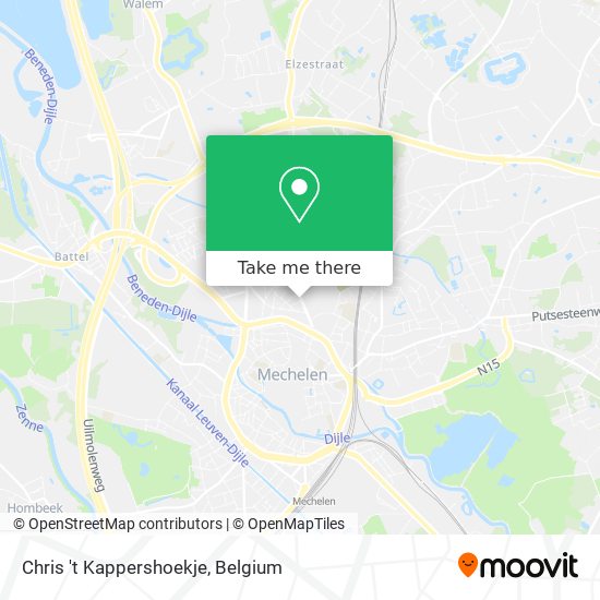 Chris 't Kappershoekje map