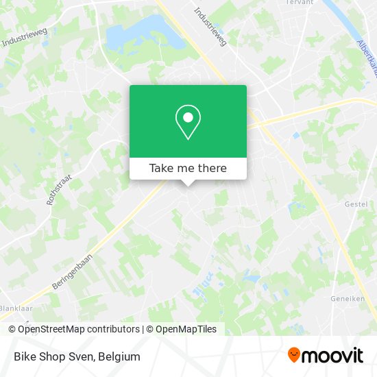 Bike Shop Sven map