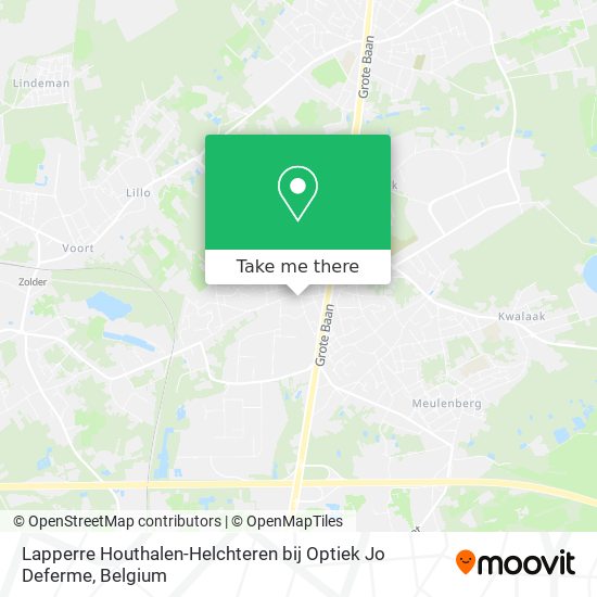 Lapperre Houthalen-Helchteren bij Optiek Jo Deferme plan