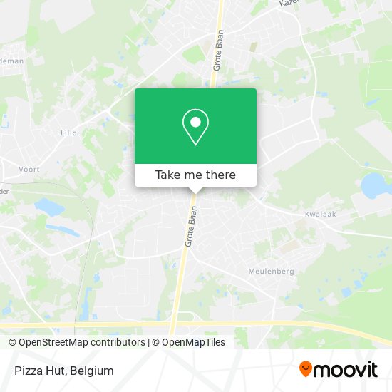 Pizza Hut map