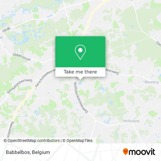 Babbelbos map