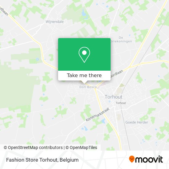 Fashion Store Torhout map