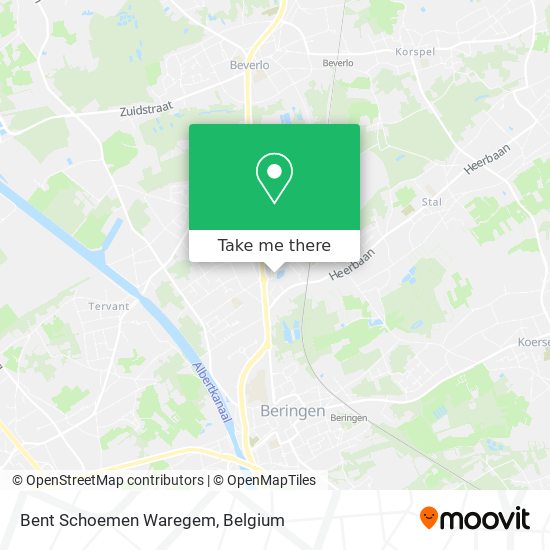 Bent Schoemen Waregem map