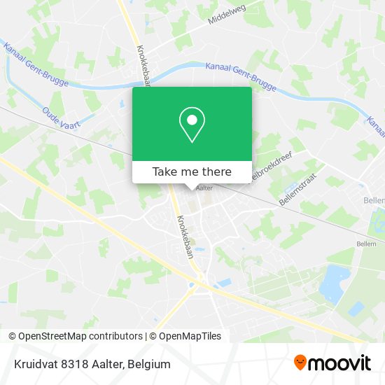 Kruidvat 8318 Aalter map