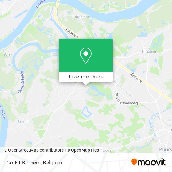 Go-Fit Bornem map