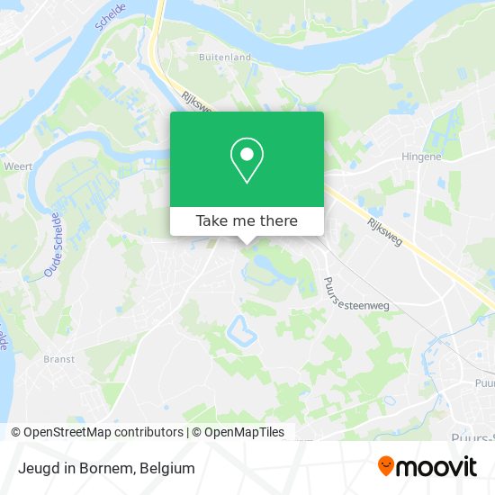 Jeugd in Bornem map