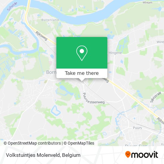 Volkstuintjes Molenveld plan