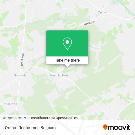 Orshof Restaurant map