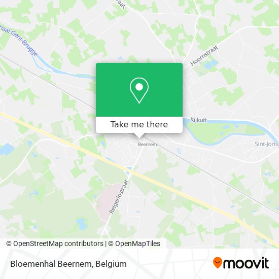 Bloemenhal Beernem map