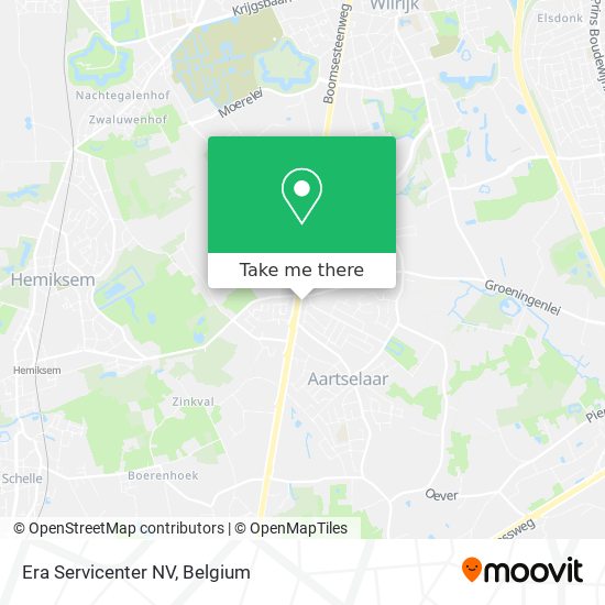 Era Servicenter NV map