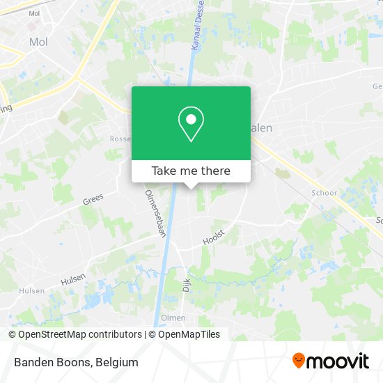 Banden Boons map