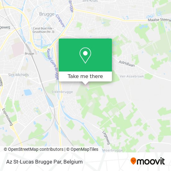Az St-Lucas Brugge Par plan