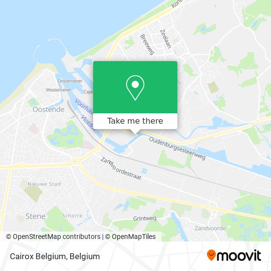 Cairox Belgium map