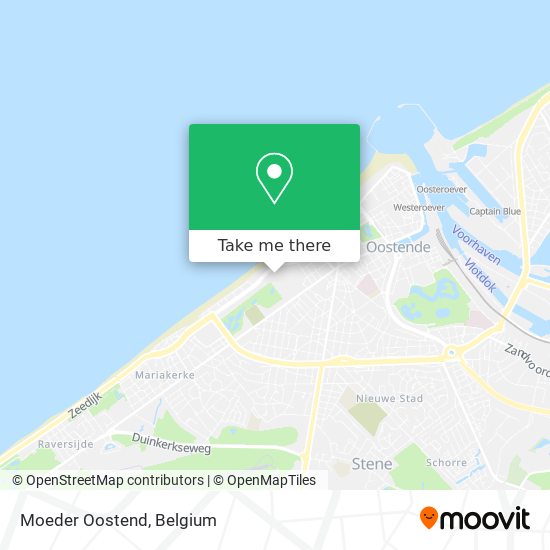 Moeder Oostend map
