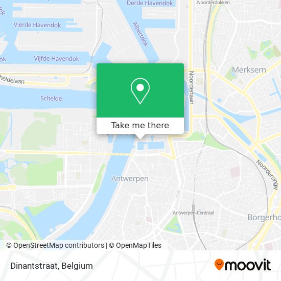 Dinantstraat map
