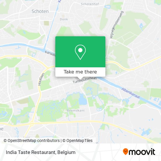 India Taste Restaurant map