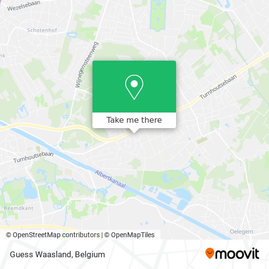 Guess Waasland map