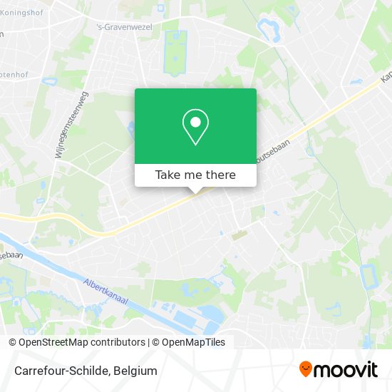 Carrefour-Schilde map