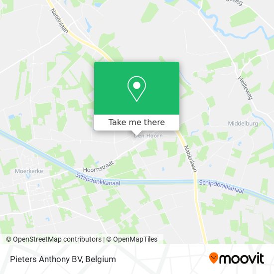 Pieters Anthony BV map