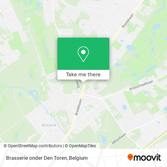 Brasserie onder Den Toren map