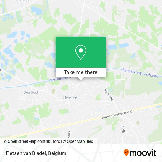 Fietsen van Bladel plan