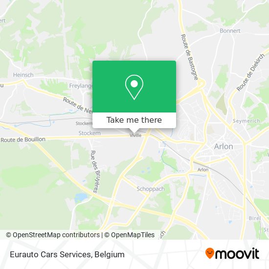 Eurauto Cars Services map