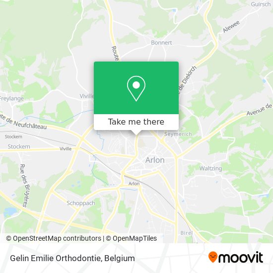 Gelin Emilie Orthodontie map