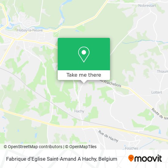 Fabrique d'Eglise Saint-Amand A Hachy plan