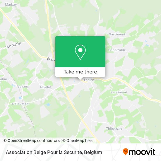 Association Belge Pour la Securite map