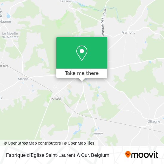 Fabrique d'Eglise Saint-Laurent A Our plan