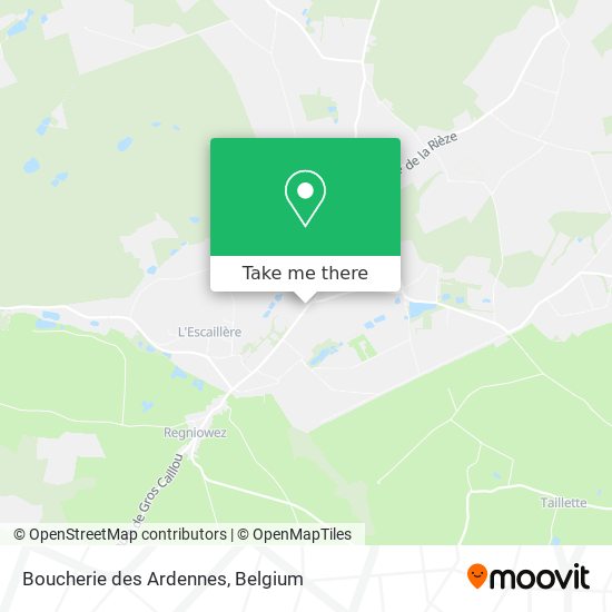 Boucherie des Ardennes map