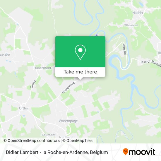 Didier Lambert - la Roche-en-Ardenne map