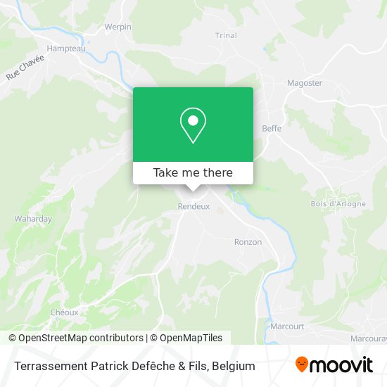 Terrassement Patrick Defêche & Fils map