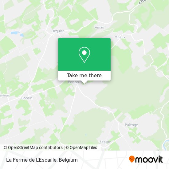 La Ferme de L'Escaille map