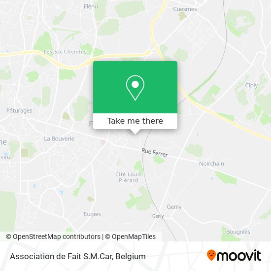 Association de Fait S.M.Car map