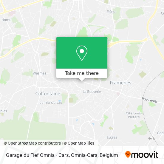 Garage du Fief Omnia - Cars, Omnia-Cars plan