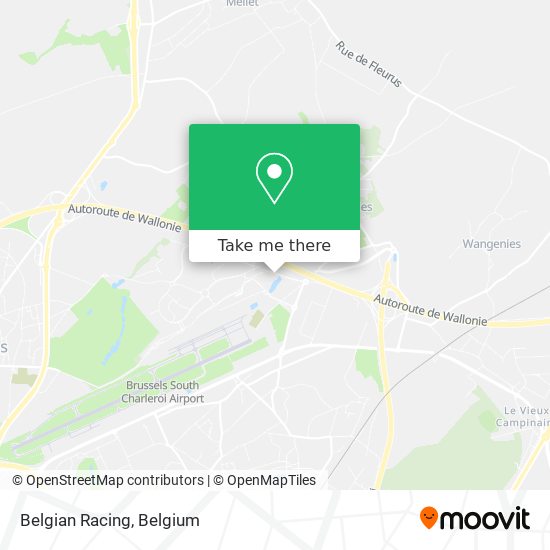 Belgian Racing map