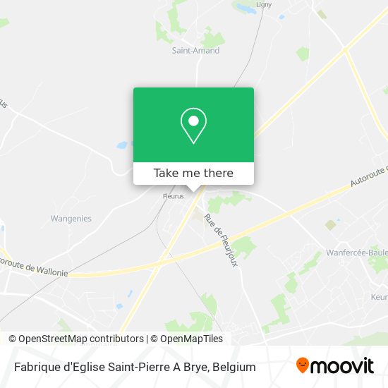 Fabrique d'Eglise Saint-Pierre A Brye map