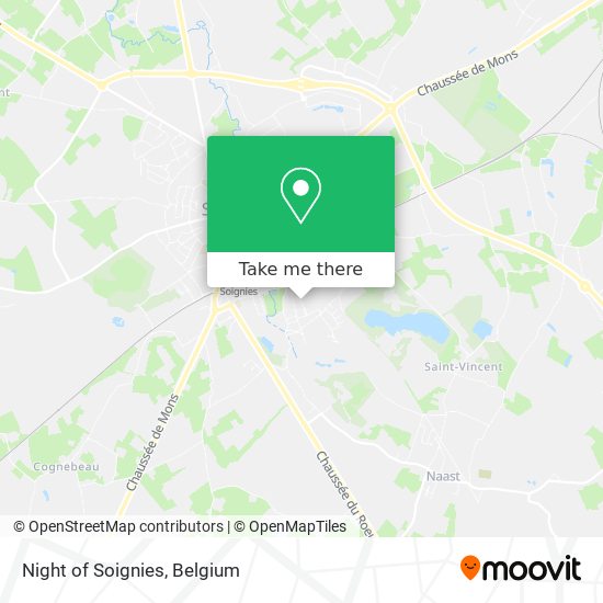 Night of Soignies map