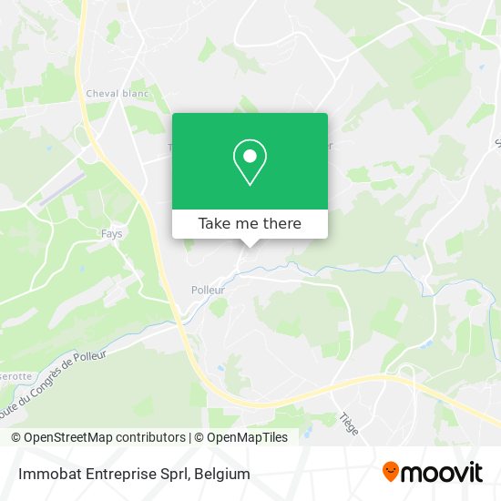 Immobat Entreprise Sprl map