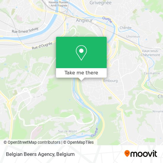 Belgian Beers Agency map