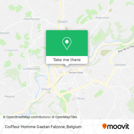 Coiffeur Homme Gaetan Falzone map