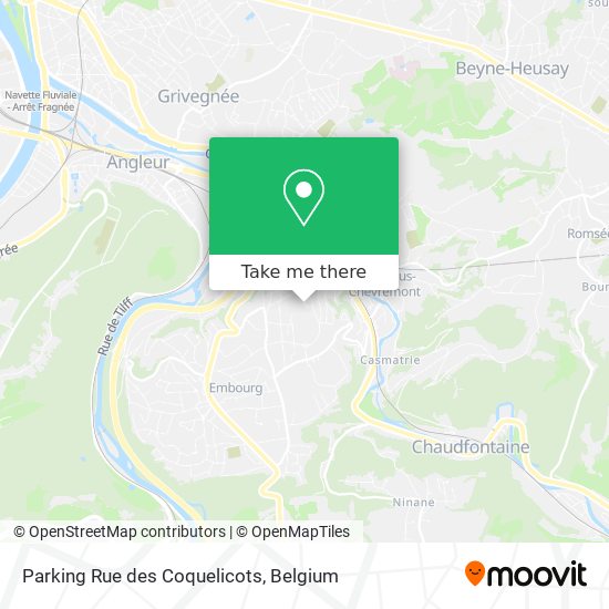 Parking Rue des Coquelicots map